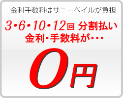 金利・手数料無料