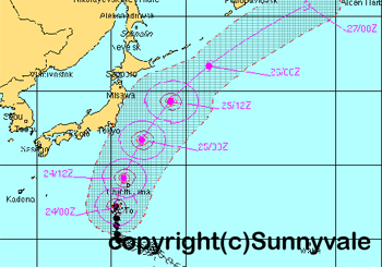 台風接近中ですが、週末は問題なし（＾◇＾）