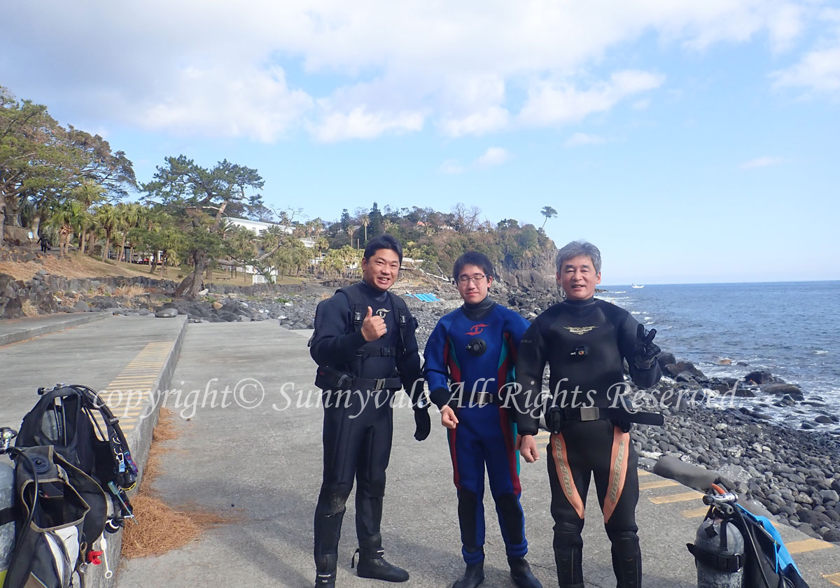 2020年のダイビングは、伊豆海洋公園からスタート