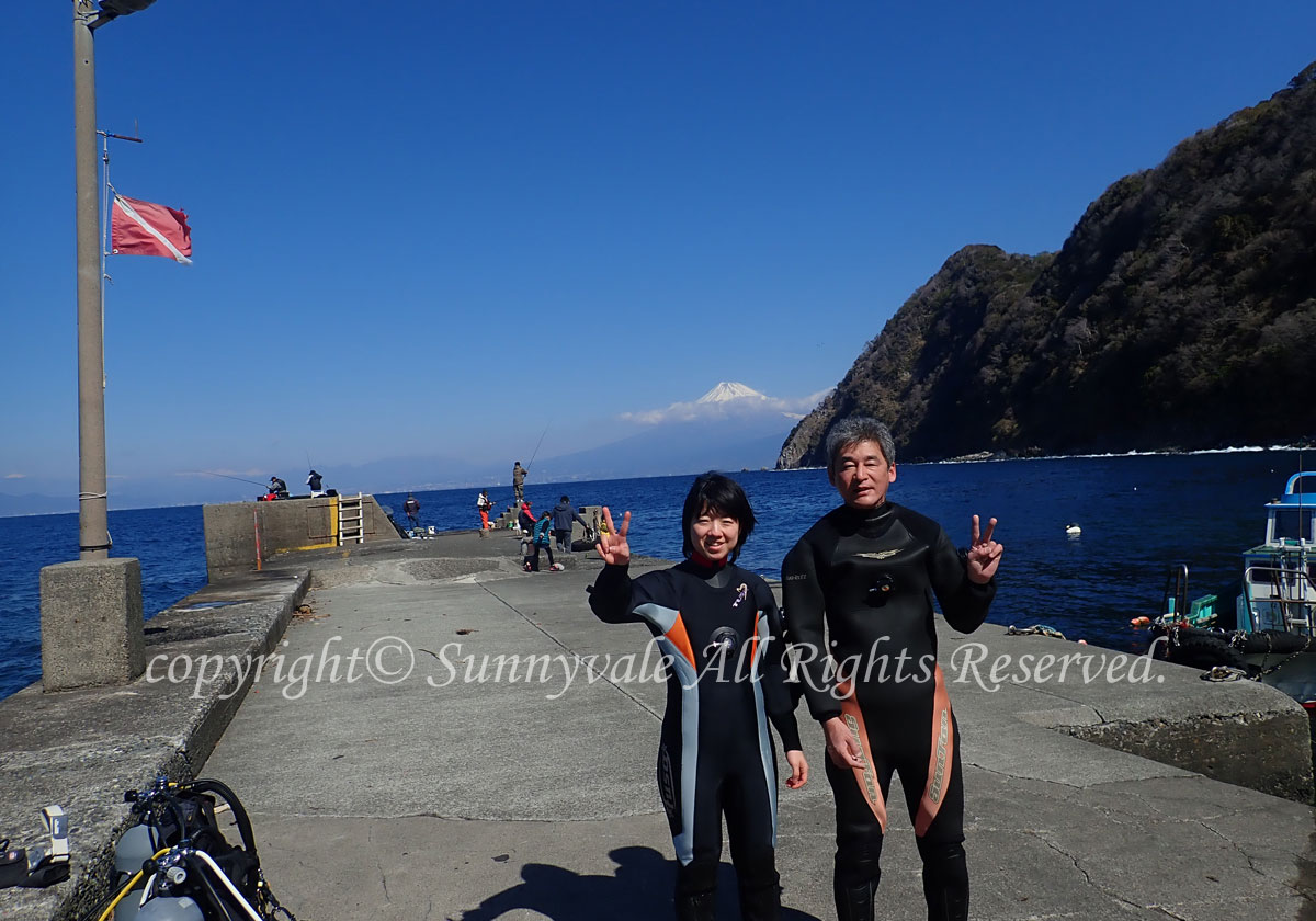 井田で、海も富士山もバッチリ＼(^o^)／