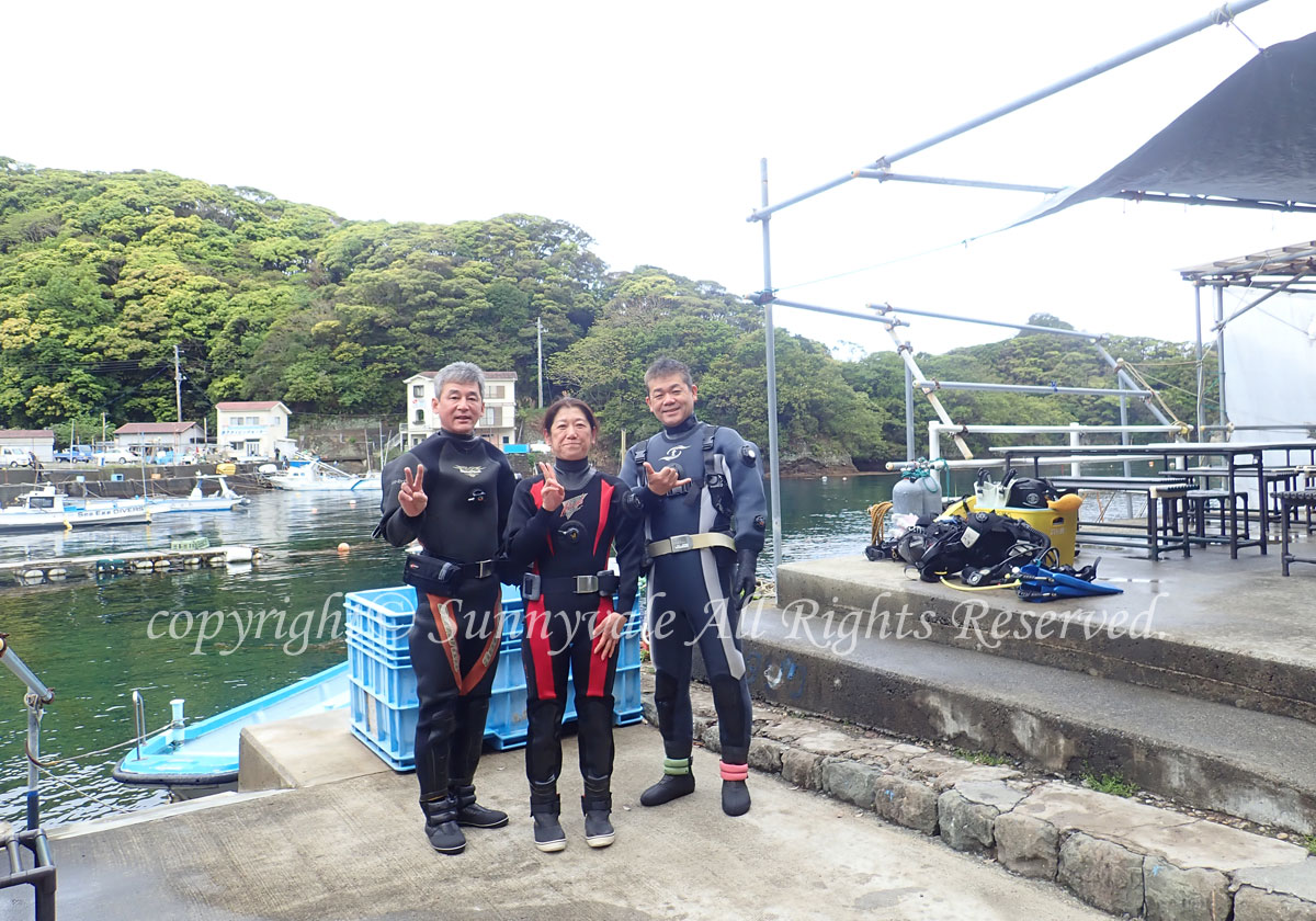 令和初ダイビングは、田子でお魚いっぱい＼(^o^)／