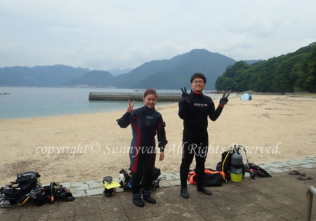 のんびりな三木浦でダイバーデビュー