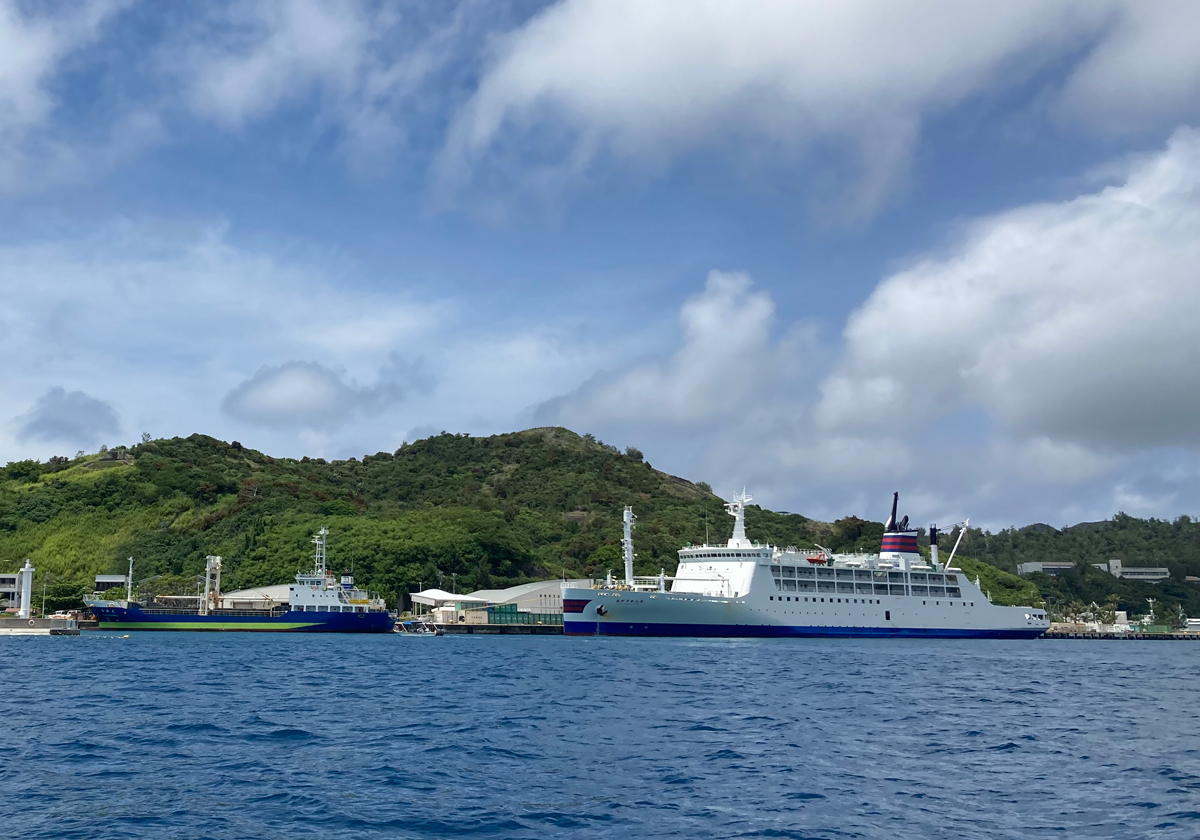 小笠原最終日、いい海＆おめでとーダイブ