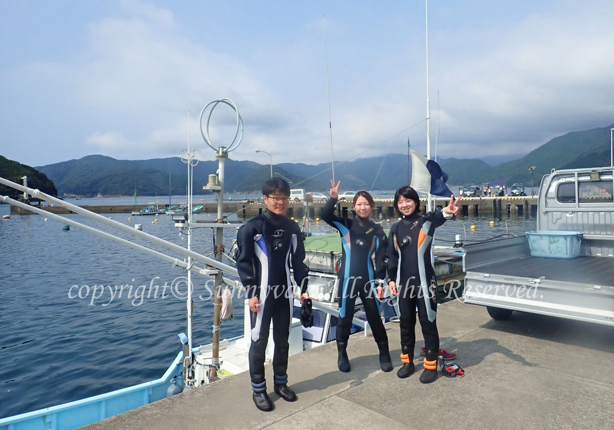 8月最初のツアーは、三木浦へ