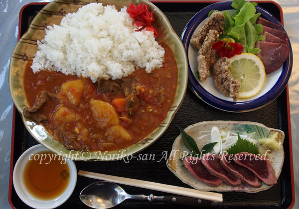 鹿カレーセット