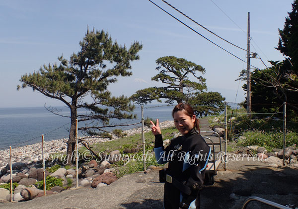 富士山、見えてます